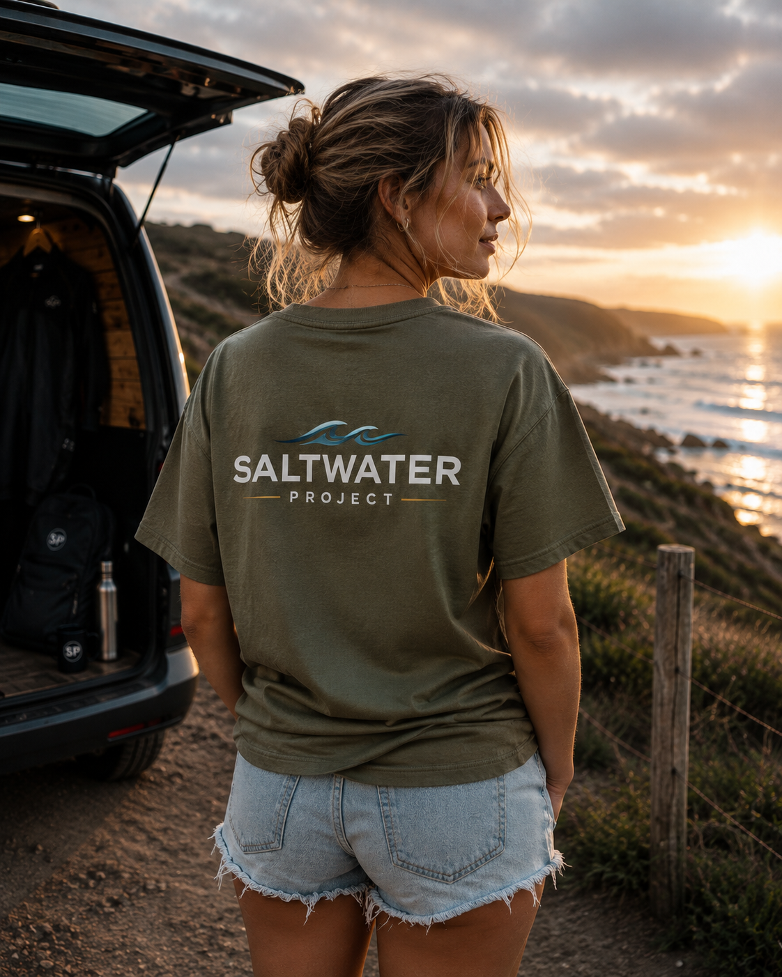 Saltwater Project Dark T's